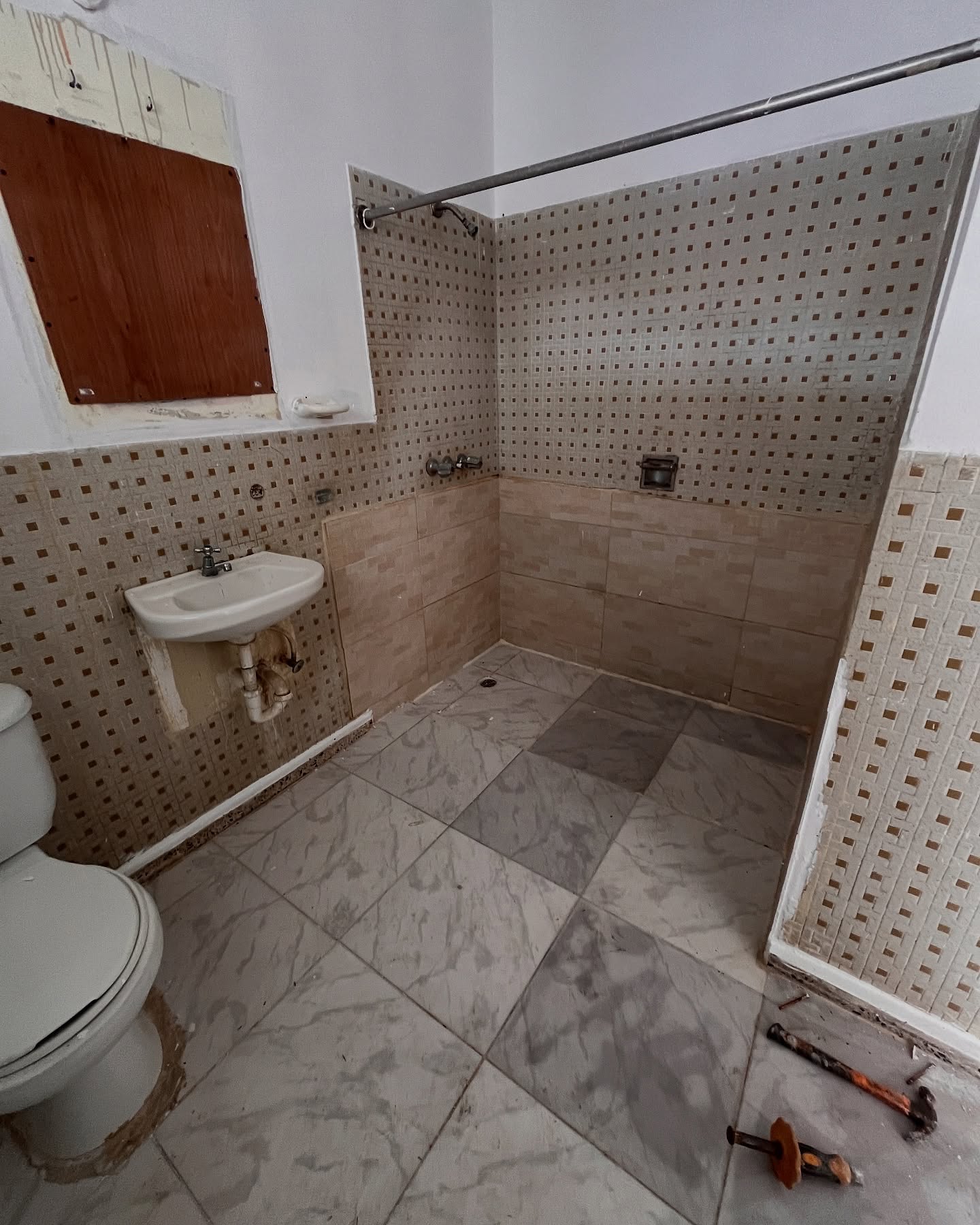 Baño antes de la remodelación